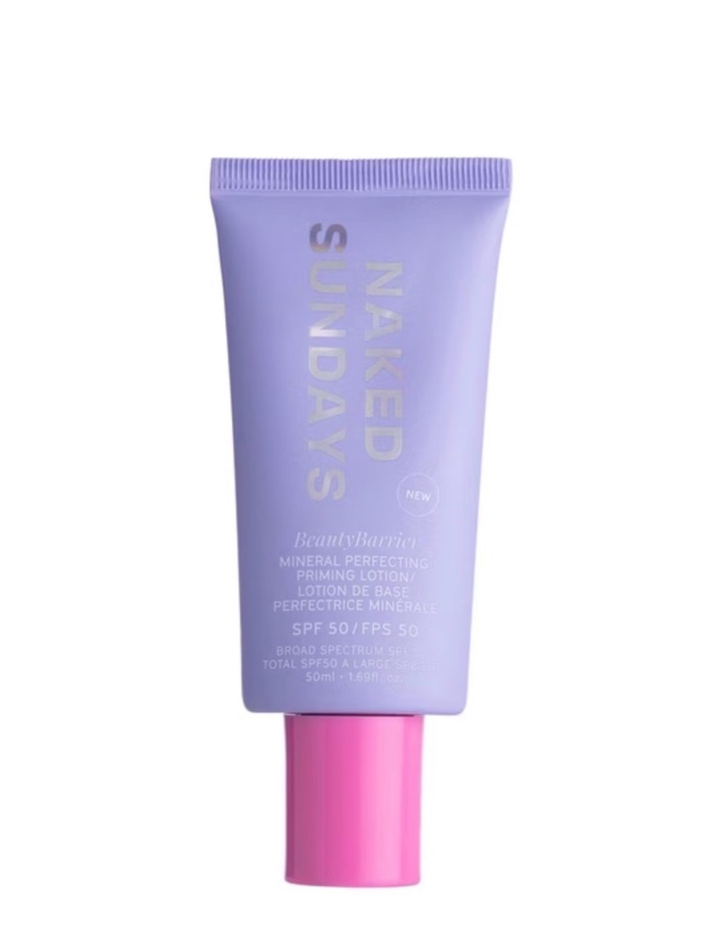 NEW Naked Sundays Mineral Perfecting Priming Lotion SPF50